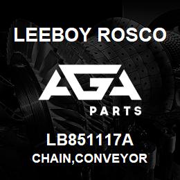 LB851117A Leeboy Rosco CHAIN,CONVEYOR | AGA Parts