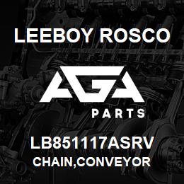 LB851117ASRV Leeboy Rosco CHAIN,CONVEYOR | AGA Parts