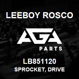 LB851120 Leeboy Rosco SPROCKET, DRIVE | AGA Parts