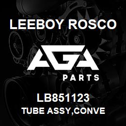 LB851123 Leeboy Rosco TUBE ASSY,CONVE | AGA Parts