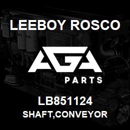 LB851124 Leeboy Rosco SHAFT,CONVEYOR | AGA Parts