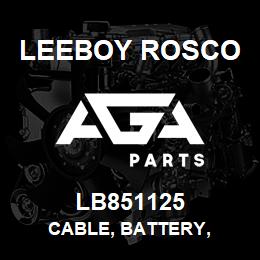 LB851125 Leeboy Rosco CABLE, BATTERY, | AGA Parts