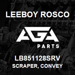 LB851128SRV Leeboy Rosco SCRAPER, CONVEY | AGA Parts