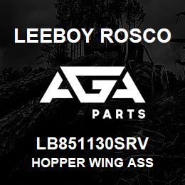 LB851130SRV Leeboy Rosco HOPPER WING ASS | AGA Parts