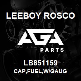 LB851159 Leeboy Rosco CAP,FUEL,W/GAUG | AGA Parts