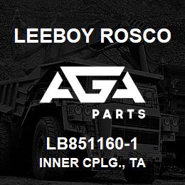 LB851160-1 Leeboy Rosco INNER CPLG., TA | AGA Parts