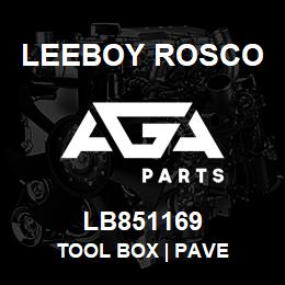 LB851169 Leeboy Rosco TOOL BOX | PAVE | AGA Parts