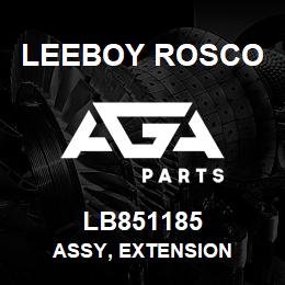 LB851185 Leeboy Rosco ASSY, EXTENSION | AGA Parts