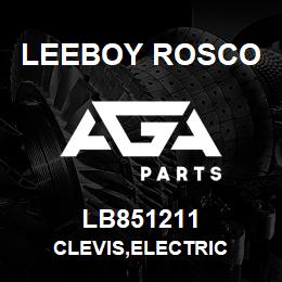 LB851211 Leeboy Rosco CLEVIS,ELECTRIC | AGA Parts