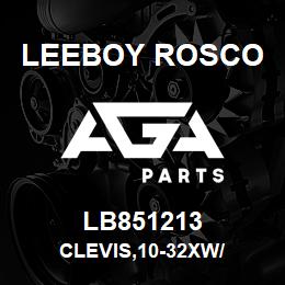 LB851213 Leeboy Rosco CLEVIS,10-32XW/ | AGA Parts