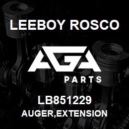 LB851229 Leeboy Rosco AUGER,EXTENSION | AGA Parts