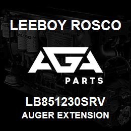 LB851230SRV Leeboy Rosco AUGER EXTENSION | AGA Parts