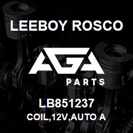 LB851237 Leeboy Rosco COIL,12V,AUTO A | AGA Parts