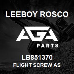 LB851370 Leeboy Rosco FLIGHT SCREW AS | AGA Parts