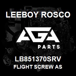 LB851370SRV Leeboy Rosco FLIGHT SCREW AS | AGA Parts