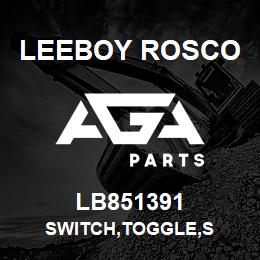 LB851391 Leeboy Rosco SWITCH,TOGGLE,S | AGA Parts