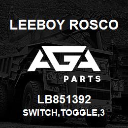 LB851392 Leeboy Rosco SWITCH,TOGGLE,3 | AGA Parts