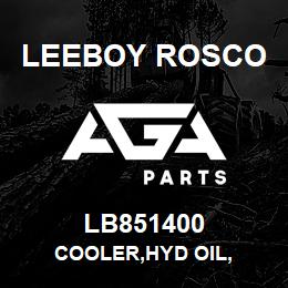 LB851400 Leeboy Rosco COOLER,HYD OIL, | AGA Parts