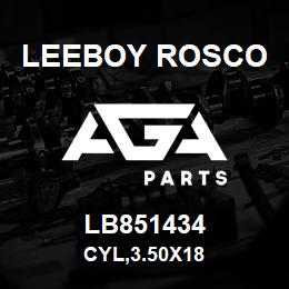 LB851434 Leeboy Rosco CYL,3.50X18 | AGA Parts