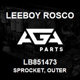 LB851473 Leeboy Rosco SPROCKET, OUTER | AGA Parts