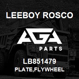 LB851479 Leeboy Rosco PLATE,FLYWHEEL | AGA Parts