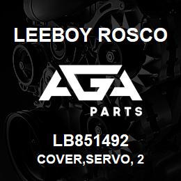 LB851492 Leeboy Rosco COVER,SERVO, 2 | AGA Parts