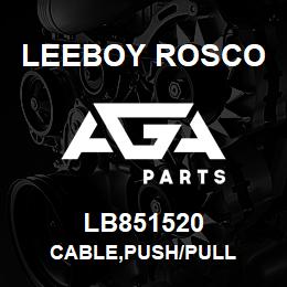 LB851520 Leeboy Rosco CABLE,PUSH/PULL | AGA Parts