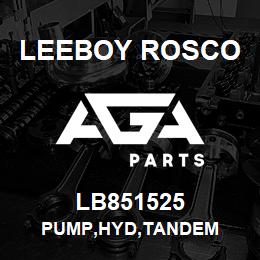 LB851525 Leeboy Rosco PUMP,HYD,TANDEM | AGA Parts