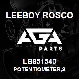 LB851540 Leeboy Rosco POTENTIOMETER,S | AGA Parts