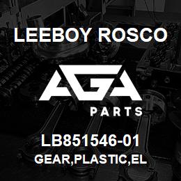 LB851546-01 Leeboy Rosco GEAR,PLASTIC,EL | AGA Parts