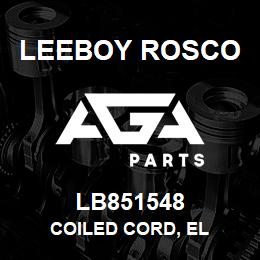 LB851548 Leeboy Rosco COILED CORD, EL | AGA Parts