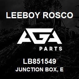 LB851549 Leeboy Rosco JUNCTION BOX, E | AGA Parts