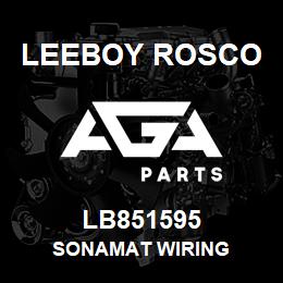 LB851595 Leeboy Rosco SONAMAT WIRING | AGA Parts