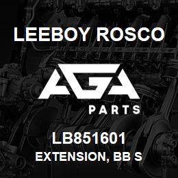 LB851601 Leeboy Rosco EXTENSION, BB S | AGA Parts