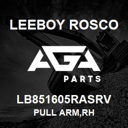 LB851605RASRV Leeboy Rosco PULL ARM,RH | AGA Parts