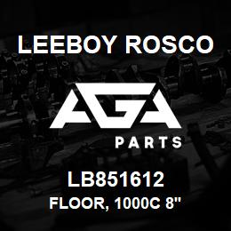 LB851612 Leeboy Rosco FLOOR, 1000C 8' | AGA Parts