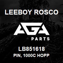 LB851618 Leeboy Rosco PIN, 1000C HOPP | AGA Parts