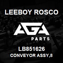 LB851626 Leeboy Rosco CONVEYOR ASSY,8 | AGA Parts