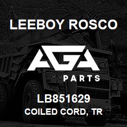 LB851629 Leeboy Rosco COILED CORD, TR | AGA Parts