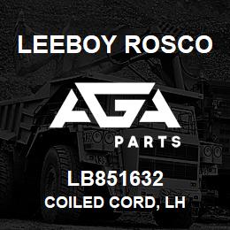 LB851632 Leeboy Rosco COILED CORD, LH | AGA Parts