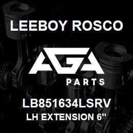 LB851634LSRV Leeboy Rosco LH EXTENSION 6" | AGA Parts