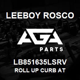 LB851635LSRV Leeboy Rosco ROLL UP CURB AT | AGA Parts