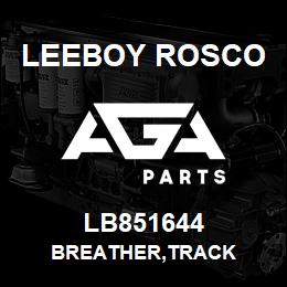 LB851644 Leeboy Rosco BREATHER,TRACK | AGA Parts