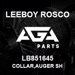 LB851645 Leeboy Rosco COLLAR,AUGER SH | AGA Parts