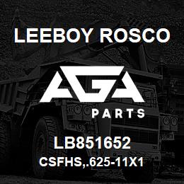 LB851652 Leeboy Rosco CSFHS,.625-11X1 | AGA Parts