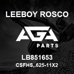 LB851653 Leeboy Rosco CSFHS,.625-11X2 | AGA Parts