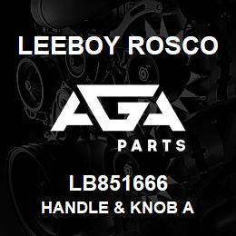 LB851666 Leeboy Rosco HANDLE & KNOB A | AGA Parts