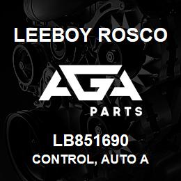 LB851690 Leeboy Rosco CONTROL, AUTO A | AGA Parts