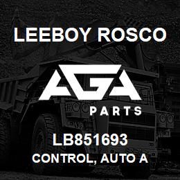 LB851693 Leeboy Rosco CONTROL, AUTO A | AGA Parts