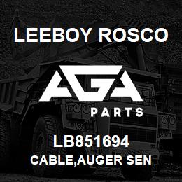 LB851694 Leeboy Rosco CABLE,AUGER SEN | AGA Parts